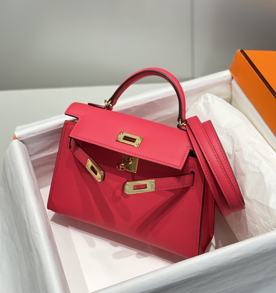  Handbags Hermes  𝗠𝗶𝗻𝗶 𝟎𝐒 size:19 cm