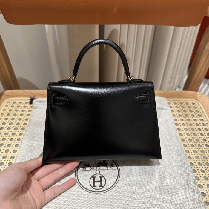  Handbags Hermes mini Kelly size:19cm