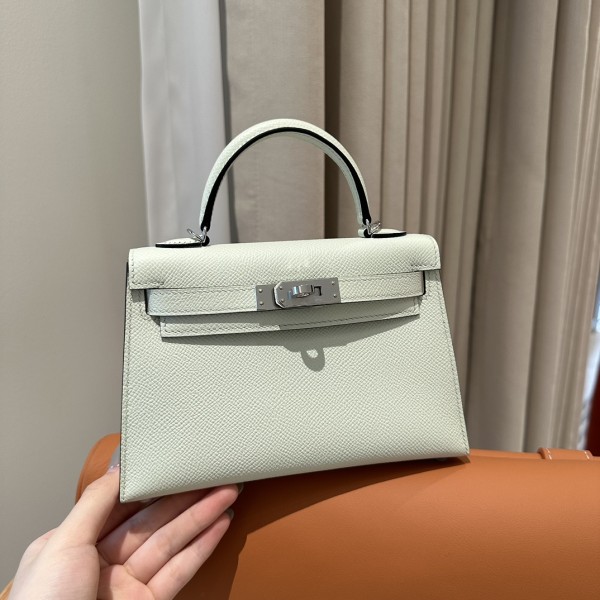  Handbags Hermes mini Kelly size:19 cm