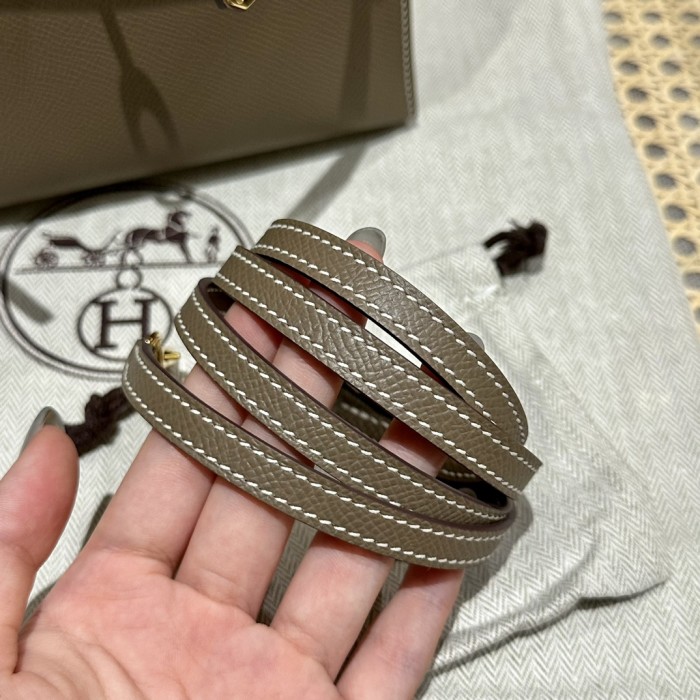  Handbags Hermes mini Kelly size:19cm