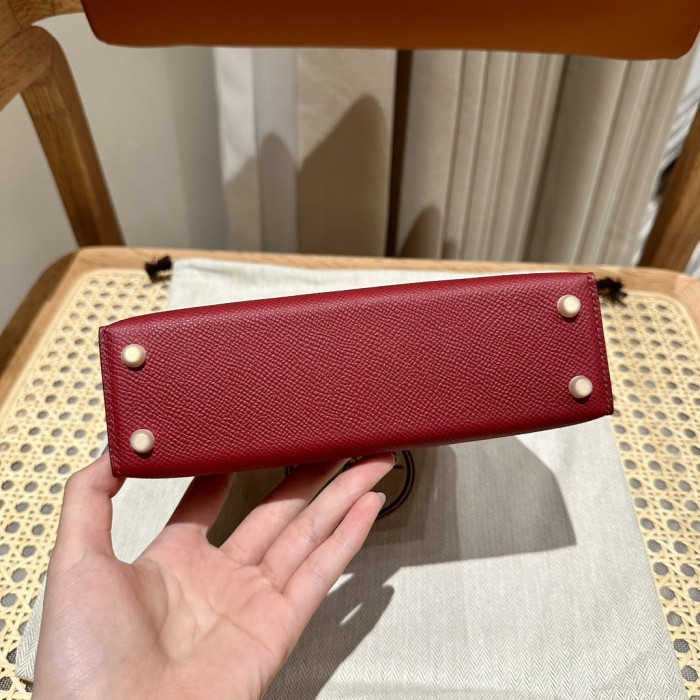  Handbags Hermes mini Kelly size:19cm