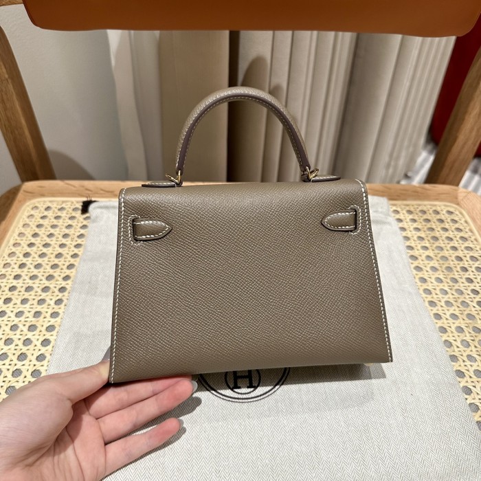  Handbags Hermes mini Kelly size:19cm