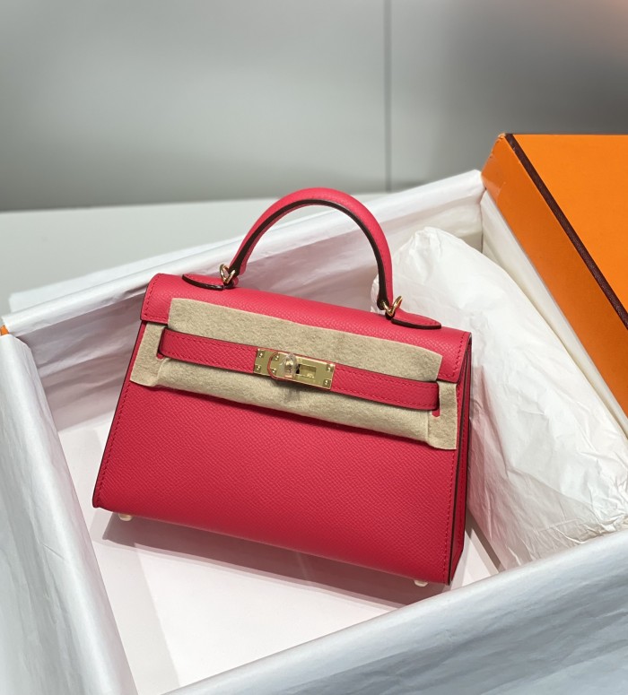  Handbags Hermes  𝗠𝗶𝗻𝗶 𝟎𝐒 size:19 cm