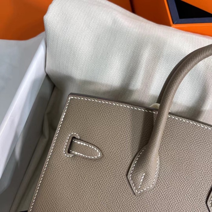  Handbags Hermes Birkin Sllier size:25 cm