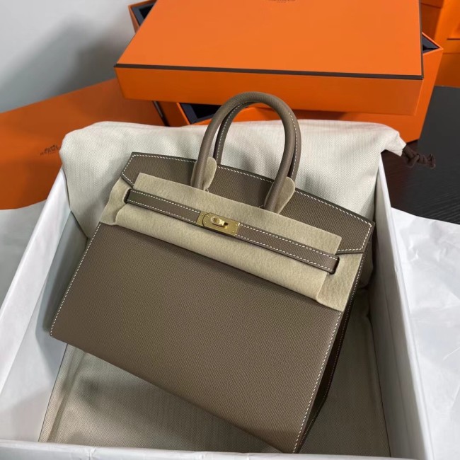  Handbags Hermes Birkin Sellier size:25 cm