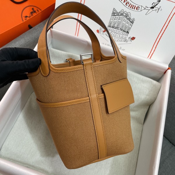  Handbags Hermes cargo picotin size:18 cm