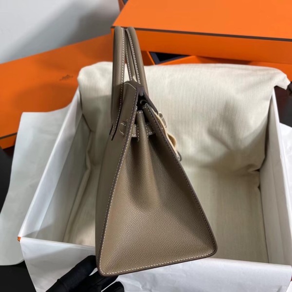  Handbags Hermes Birkin Sellier size:25 cm