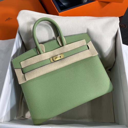  Handbags Hermes Birkin Sllier size:25 cm