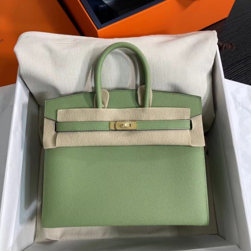  Handbags Hermes Birkin Sllier size:25 cm