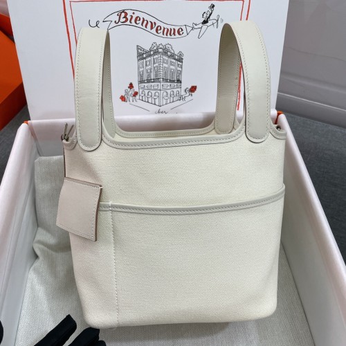 Handbags Hermes cargo picotin size:18 cm