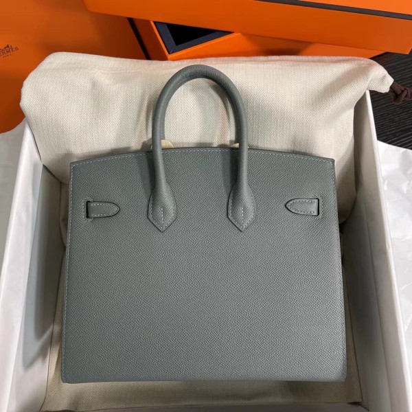  Handbags Hermes Birkin Sllier size:25 cm