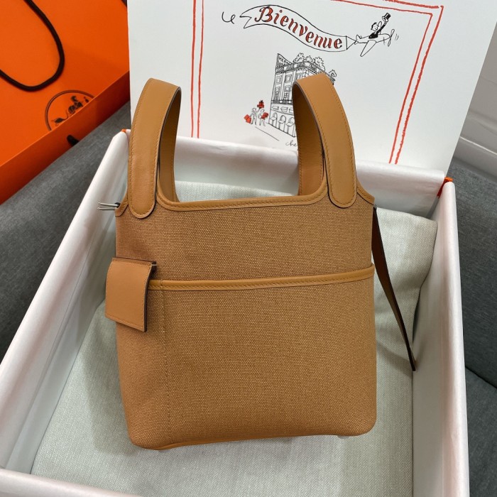  Handbags Hermes cargo picotin size:18 cm