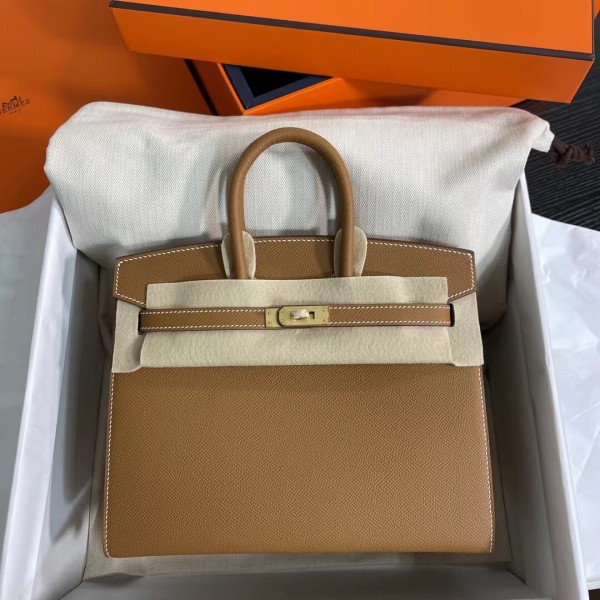  Handbags Hermes Birkin Sellier size:25 cm