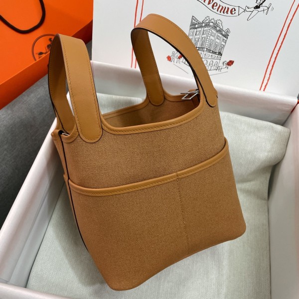  Handbags Hermes cargo picotin size:18 cm