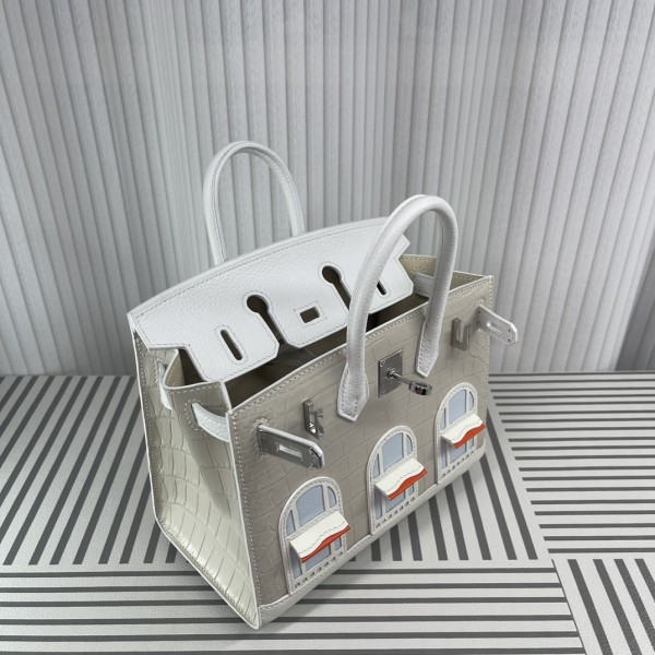  Handbags Hermes Birkin Sllier size:25 cm