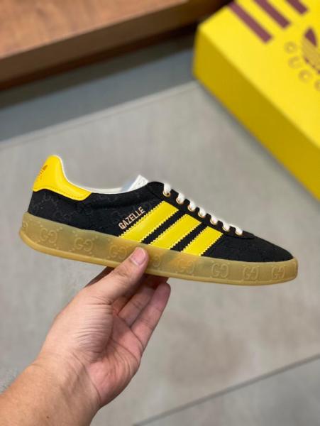 adidas x Gucci Gazelle Black GG Monogram