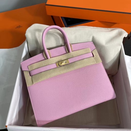  Handbags Hermes Birkin Sllier size:25 cm