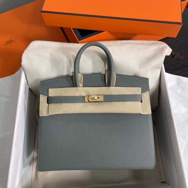  Handbags Hermes Birkin Sllier size:25 cm