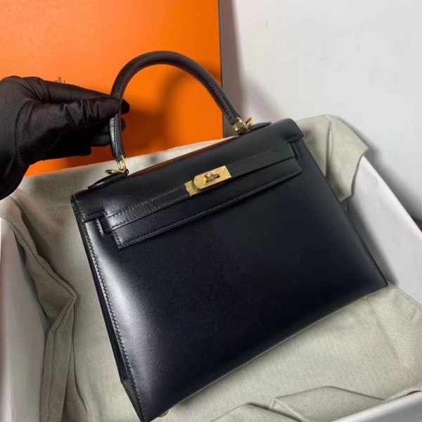  Handbags Hermes Kelly Box size:25 cm