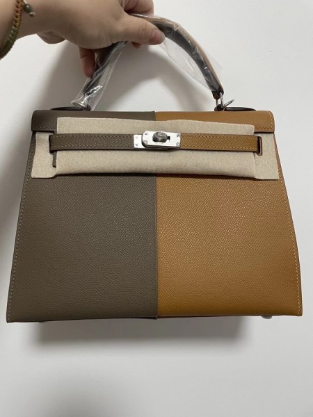  Handbags Hermes Kelly size:25 cm 