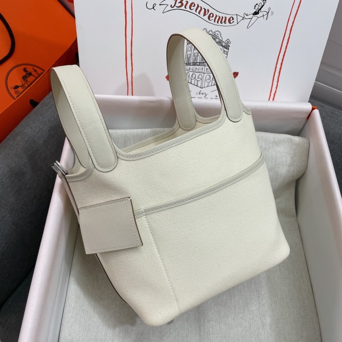  Handbags Hermes cargo picotin size:18 cm
