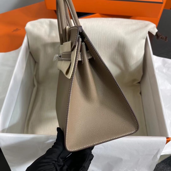  Handbags Hermes Birkin Sllier size:25 cm