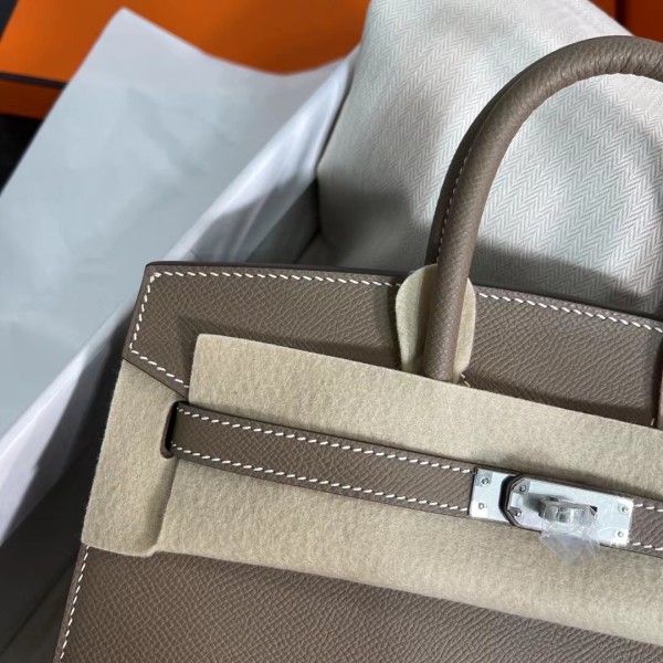  Handbags Hermes Birkin Sllier size:25 cm