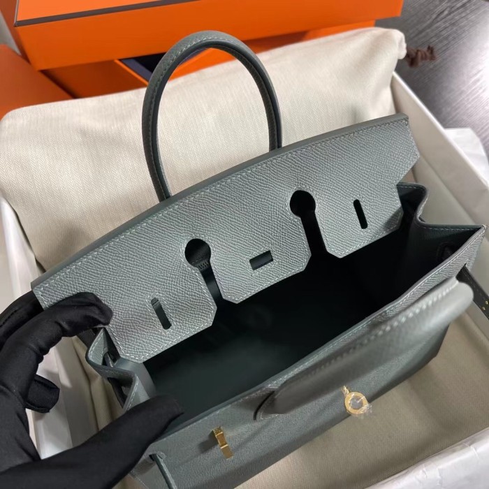  Handbags Hermes Birkin Sllier size:25 cm