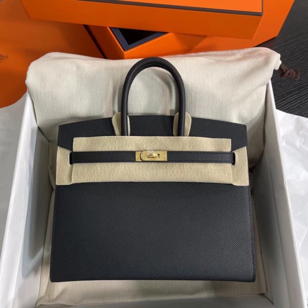  Handbags Hermes Birkin Sllier size:25 cm