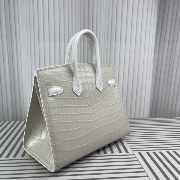  Handbags Hermes Birkin Sllier size:25 cm
