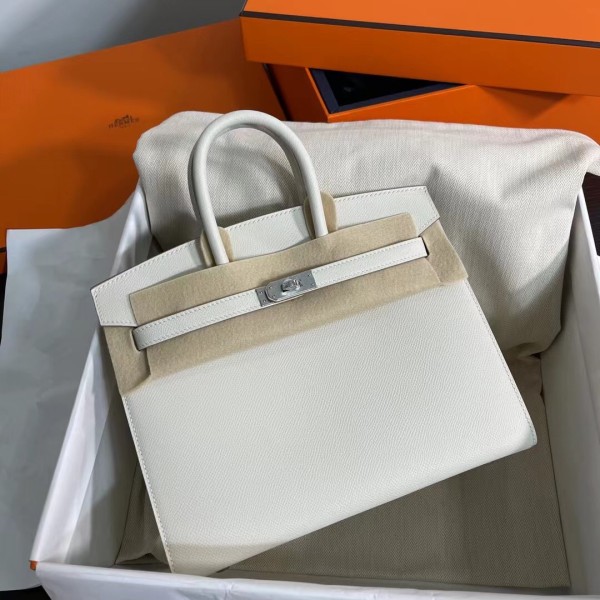  Handbags Hermes Birkin Sellier size:25 cm