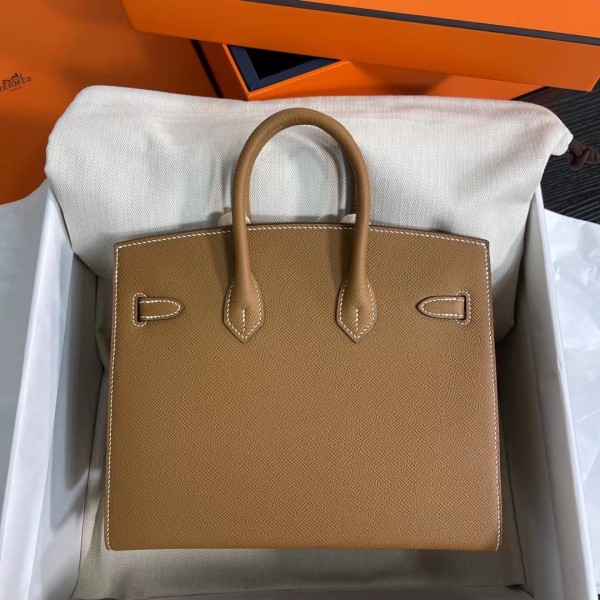  Handbags Hermes Birkin Sllier size:25 cm