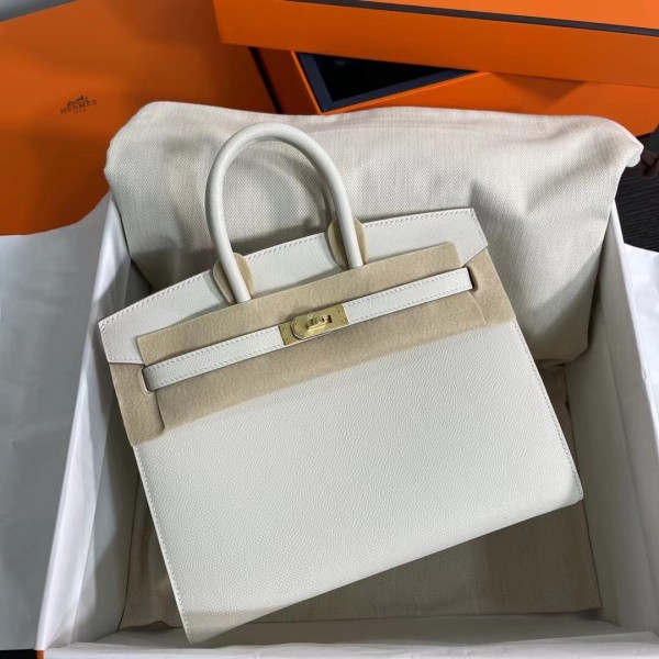  Handbags Hermes Birkin Sllier size:25 cm
