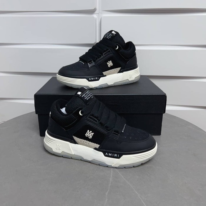 AMIRI logo-patch lace-up sneakers