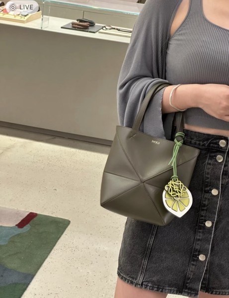  Handbags LOEWE 𝙋𝙪𝙯𝙯𝙡𝙚 𝙁𝙤𝙡𝙙  size:16.5-9.5-20 cm