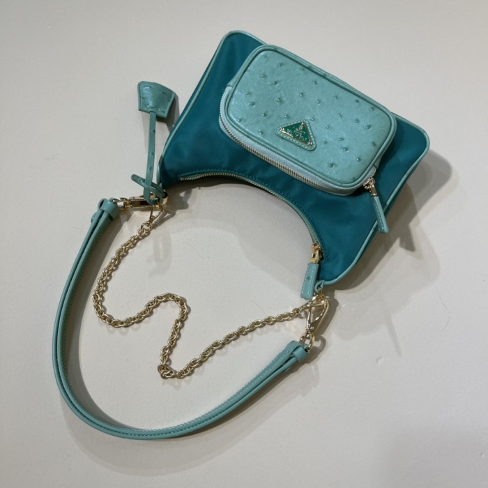 Handbags Prada 1BC198 size:22×19.5×6 cm