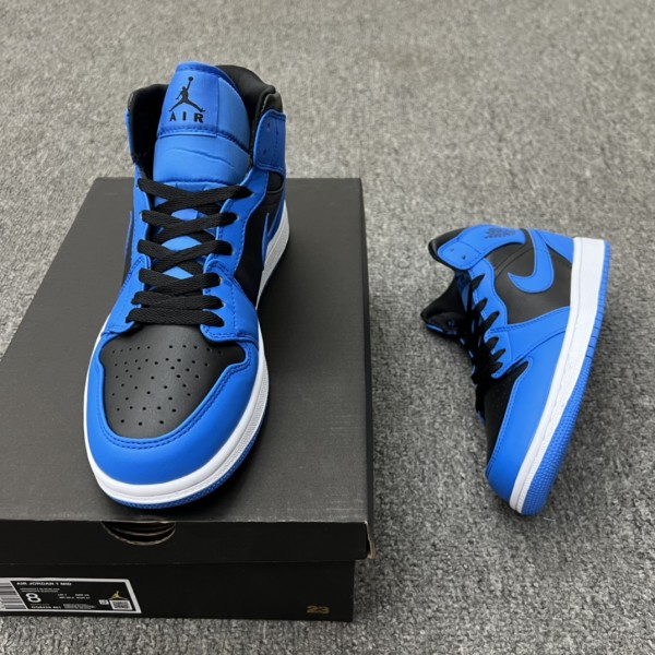 Jordan 1 Mid University Blue Black
