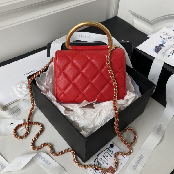  Handbags Chanel AP3485  size:10 × 13.2 × 4.5  cm