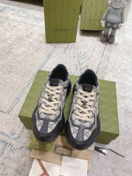 Gucci Rython GG Grey Navy