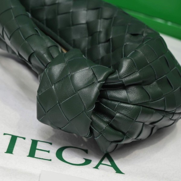 Bottega Veneta JODIE Lambskin Handbag Mini Women's Ink Green 651876VCPP53014 size 28*8*23cm