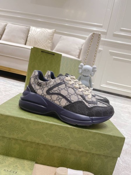 Gucci Rython GG Grey Navy
