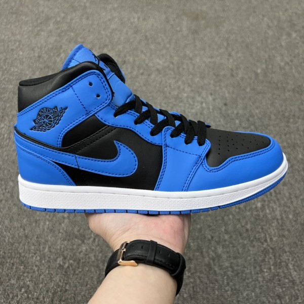Jordan 1 Mid University Blue Black