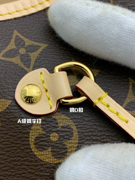 LOUIS VUITTON Neverfull MM Monogram Handbag Tote Women's Brown/Cherry M41177 size 31*14*28 cm