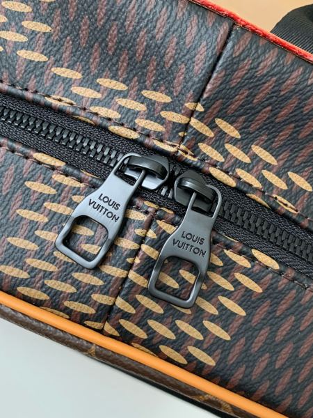 Louis Vuitton x Nigo Campus Backpack Damier Ebene Giant Brown N40380 size 30*13*39 cm