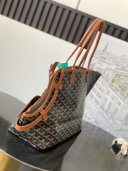  Handbags Goyard Chien Gris 020148 size:27*15*33.5 cm