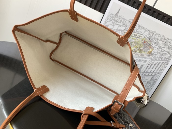  Handbags Goyard Chien Gris 020148 size:27*15*33.5 cm