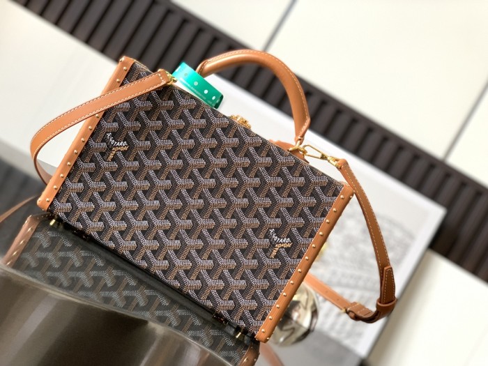 Handbags Goyard Grand Hôtel 8018  size:17*7.7*24.5 cm