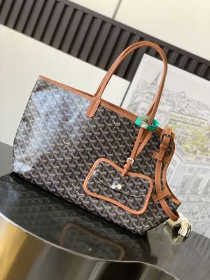  Handbags Goyard Chien Gris 020148 size:27*15*33.5 cm