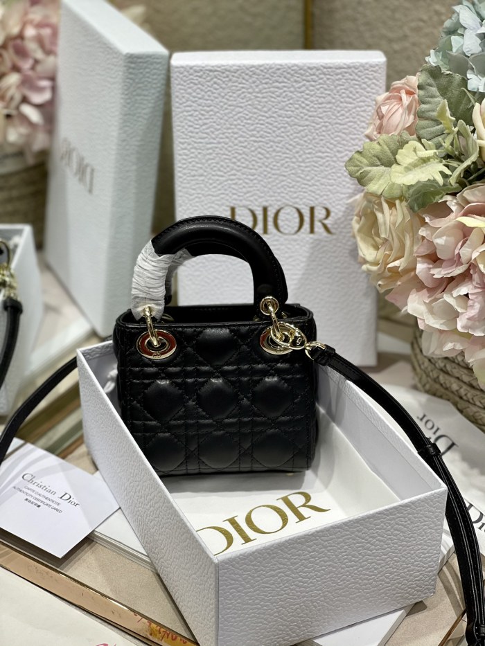  Handbags Dior  ʟᴀᴅʏ Mɪᴄʀᴏ Bᴀɢ 6601 size:12*10*5 cm