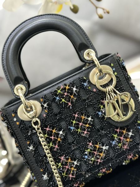 Handbags Lady Dior M0505 size:20*16.5*8 cm
